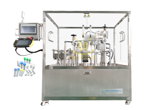 微量试剂灌装旋盖机（带机器人上盖预旋）